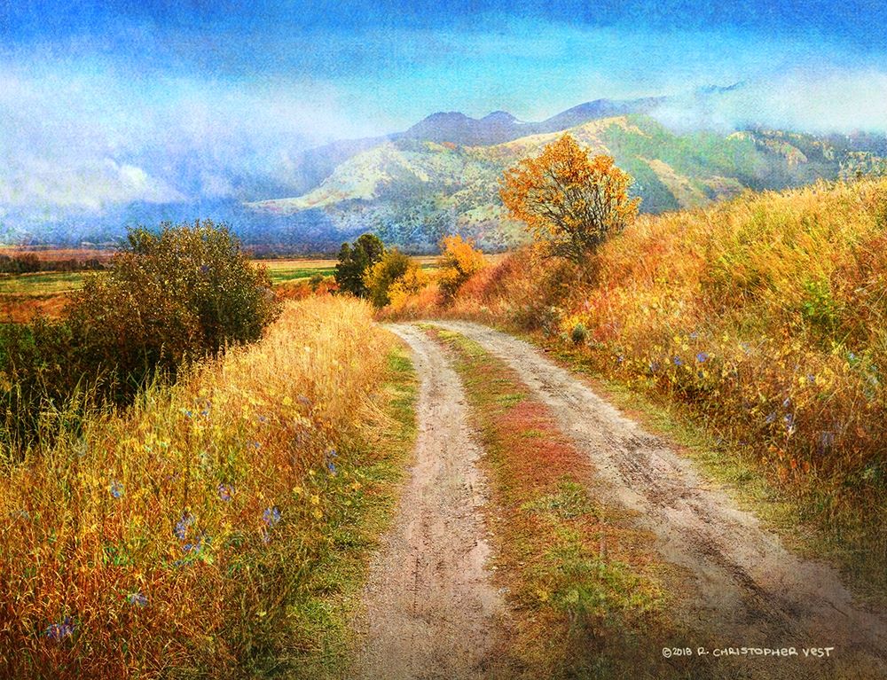 Nice Road Shot Idaho art print by Christopher Vest for $57.95 CAD