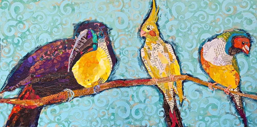 Birds on a Wire art print by Elizabeth St Hilaire for $57.95 CAD