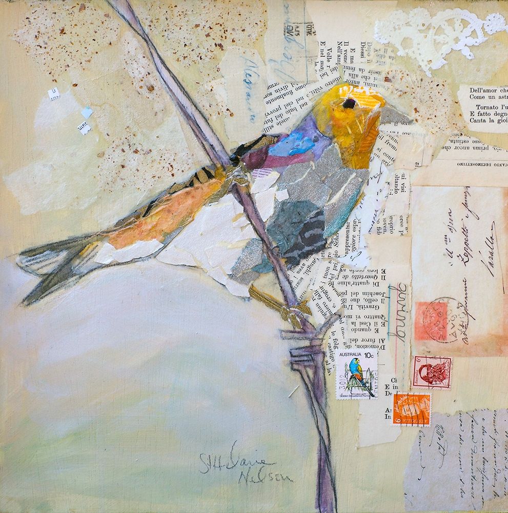 Finch on White art print by Elizabeth St Hilaire for $57.95 CAD