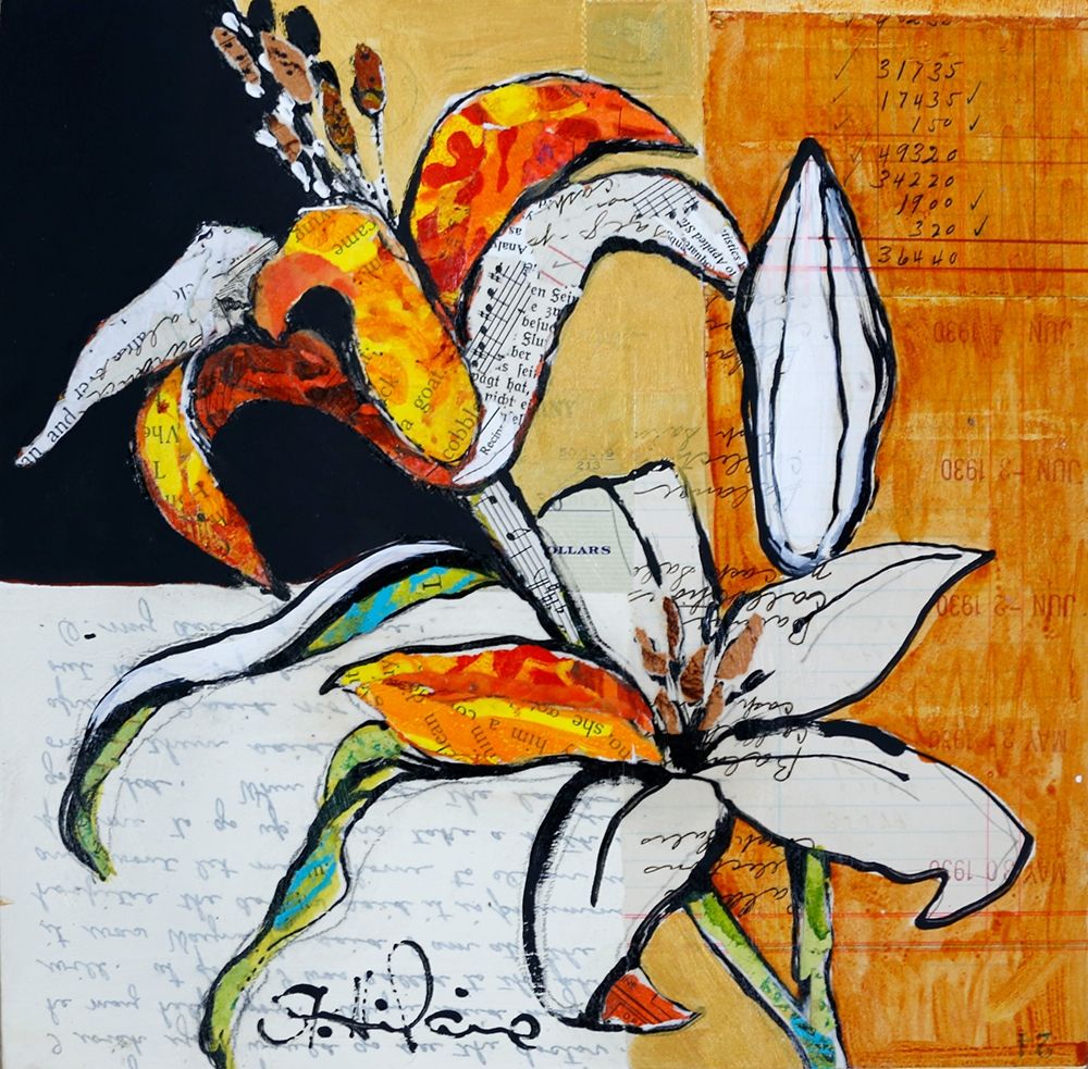 Lily Floral Study art print by Elizabeth St Hilaire for $57.95 CAD
