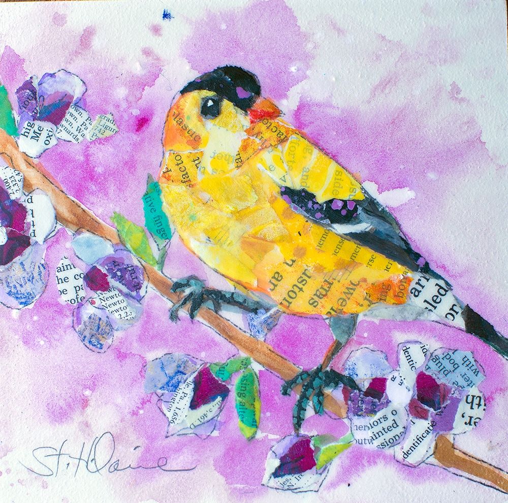 Pinch of Gold Finch art print by Elizabeth St Hilaire for $57.95 CAD