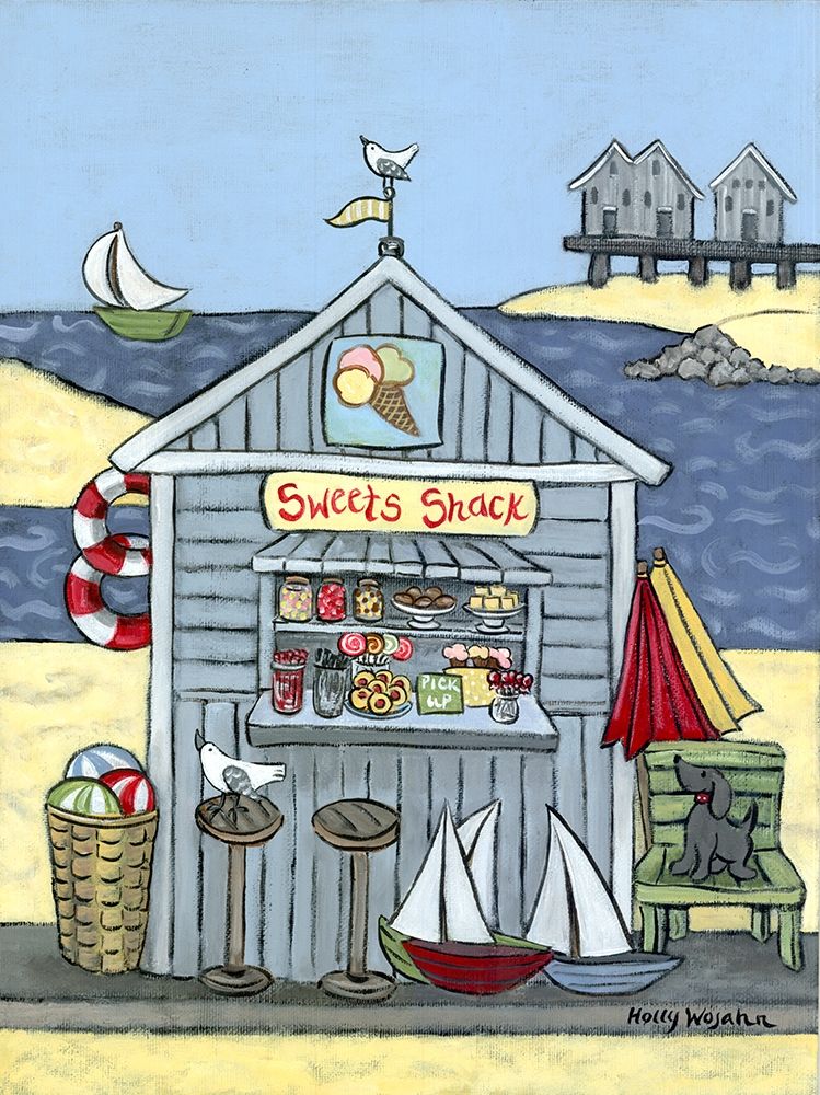 Sweets Shack art print by Holly Wojahn for $57.95 CAD