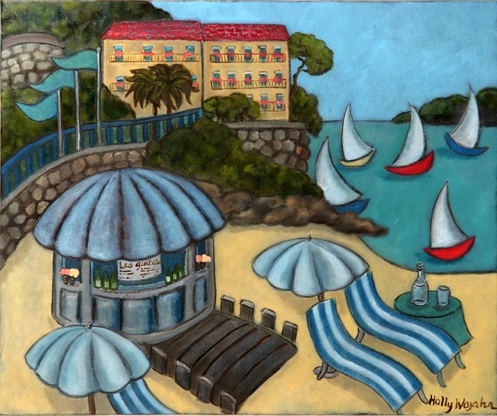 Resting on the Riviera art print by Holly Wojahn for $57.95 CAD