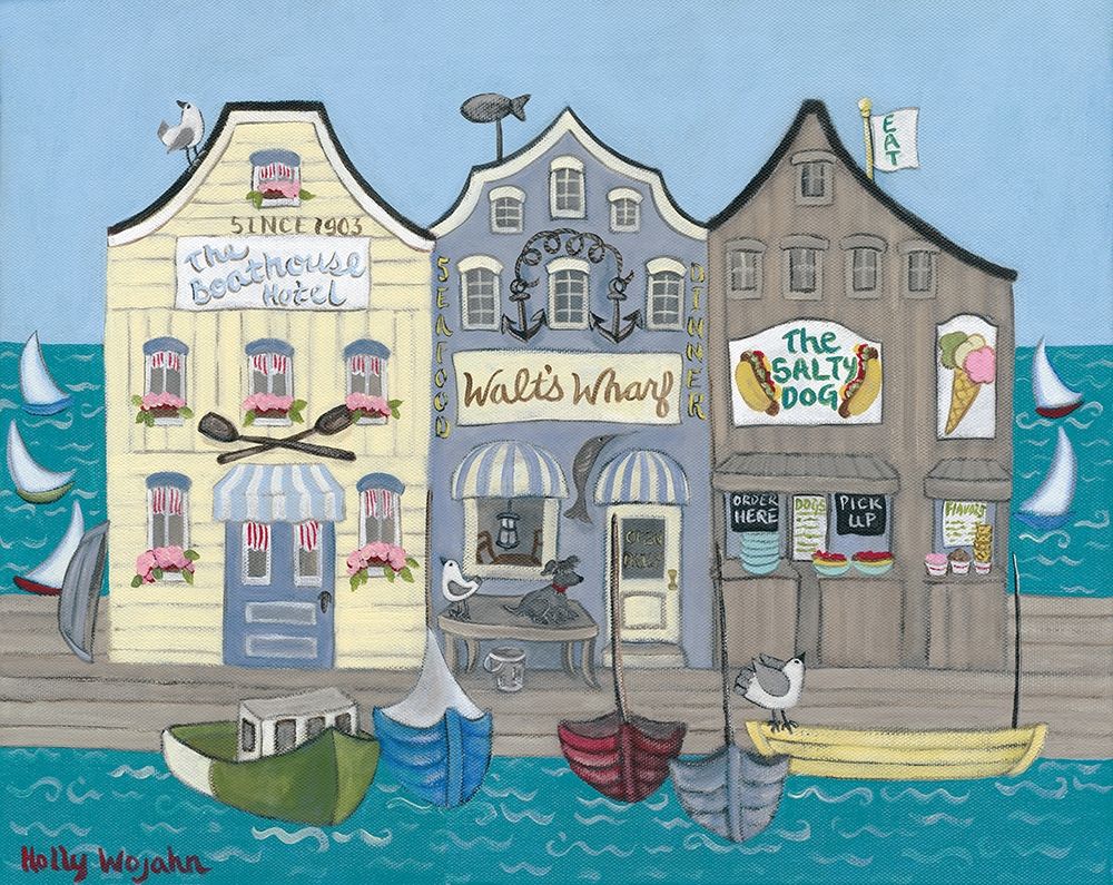 The Salty Dog art print by Holly Wojahn for $57.95 CAD