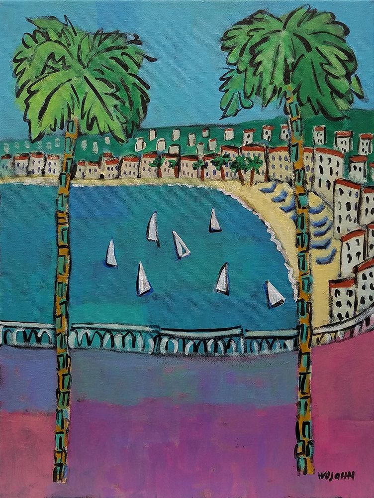 Riviera View  art print by Holly Wojahn for $57.95 CAD