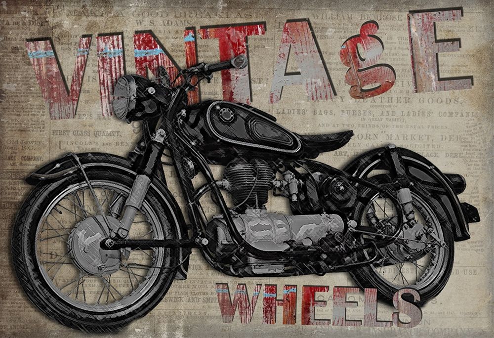 Vintage Wheels art print by Karen Smith for $57.95 CAD