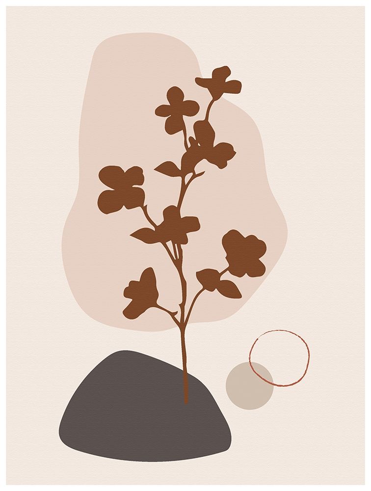 Abstract Minimal Flourish Tree art print by Sabrina Balbuena for $57.95 CAD