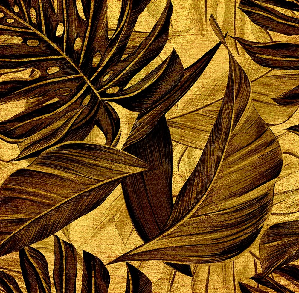 Golden Leaves art print by Agata Surma for $57.95 CAD