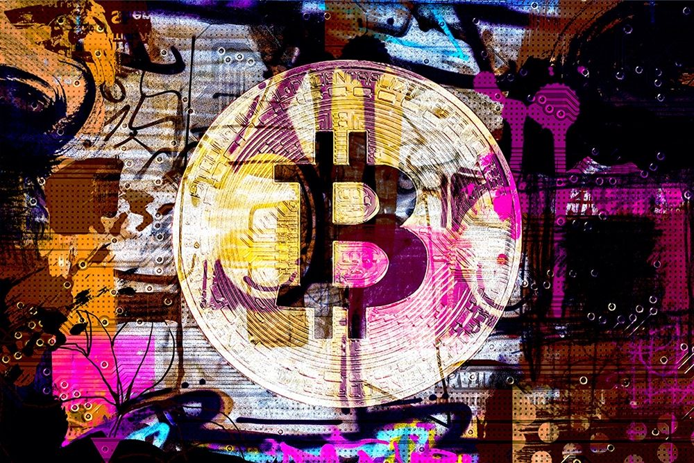 Crypto Currency Bitcoin I art print by Irena Orlov for $57.95 CAD