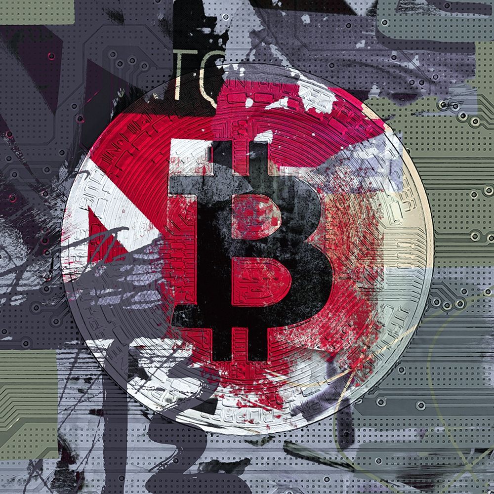 Bitcoin Crypto Currency I art print by Irena Orlov for $57.95 CAD