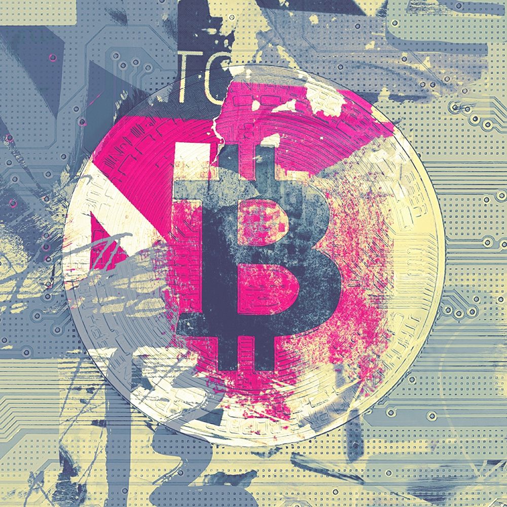 Bitcoin Crypto Currency II art print by Irena Orlov for $57.95 CAD