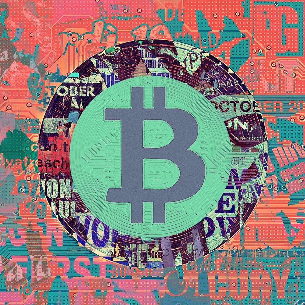 Bitcoin Crypto Currency III art print by Irena Orlov for $57.95 CAD