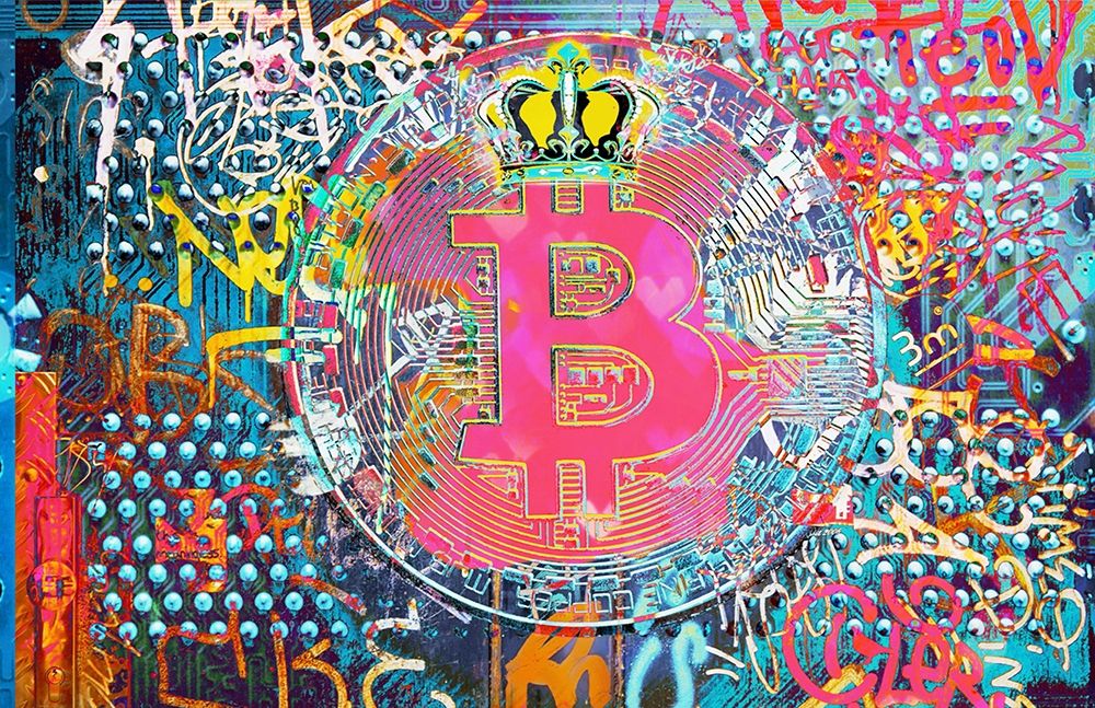 Bitcoin Graffiti Art VIII art print by Irena Orlov for $57.95 CAD