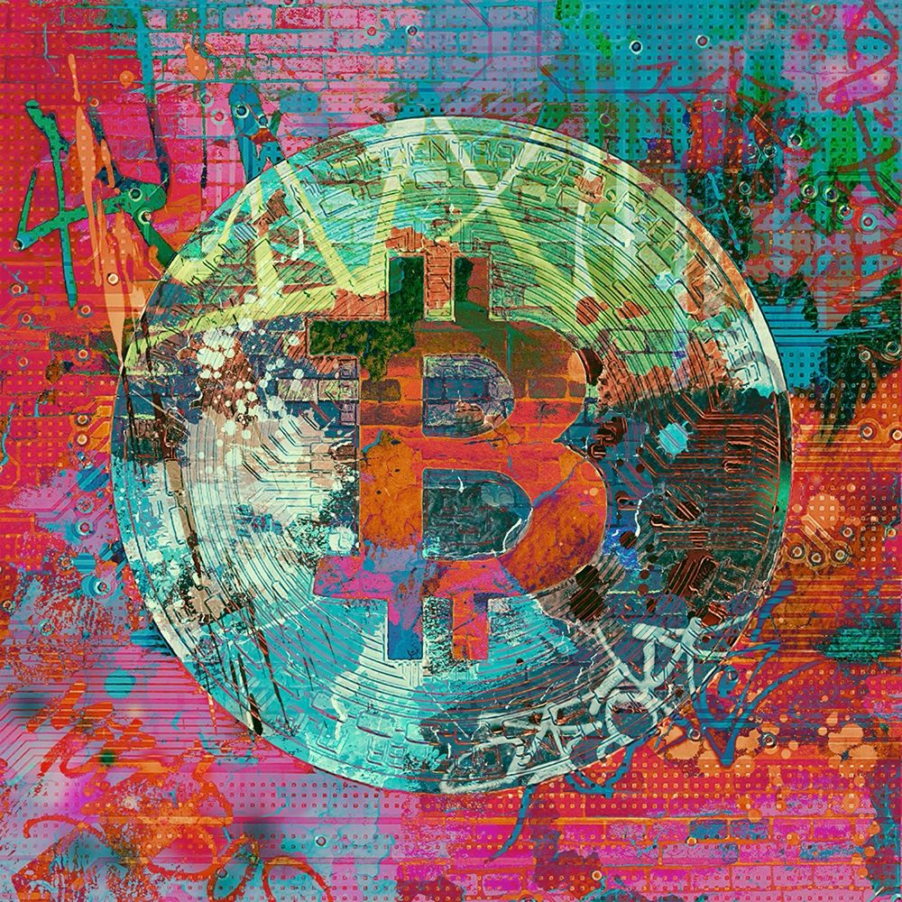 Bitcoin Coin Art II art print by Irena Orlov for $57.95 CAD