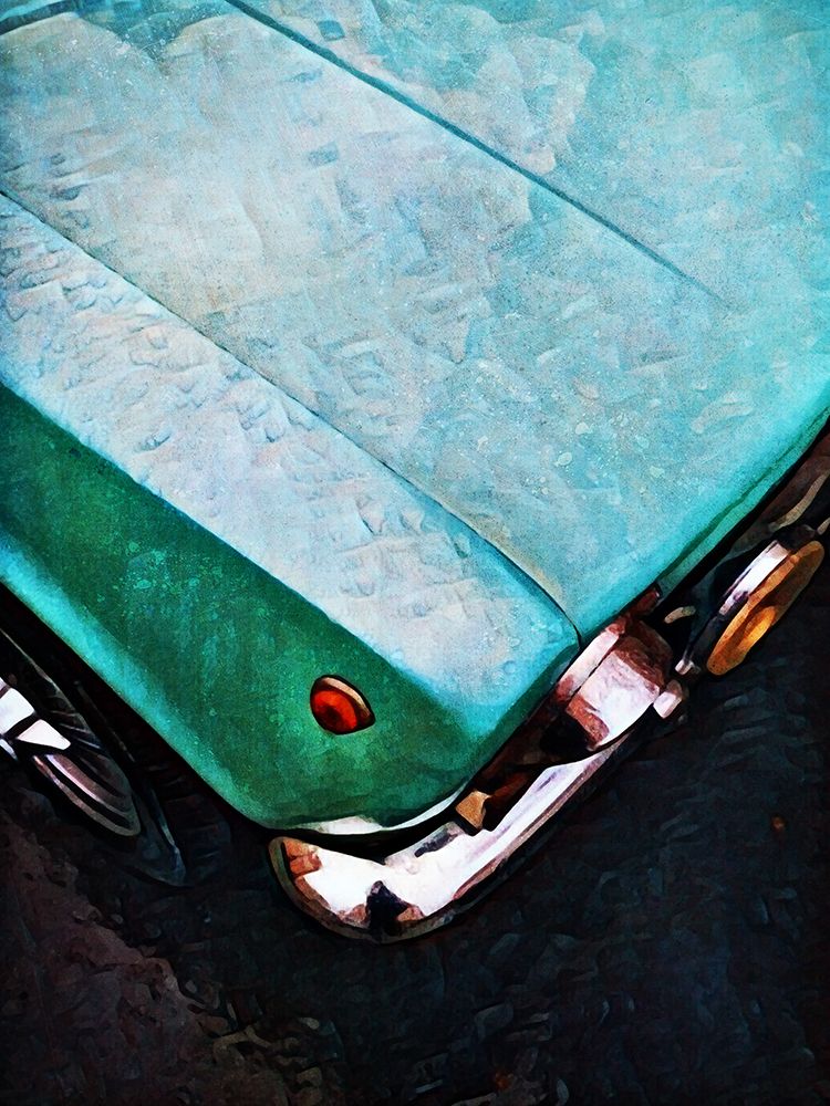 Turquoise Car Close-up art print by Ashley Aldridge for $57.95 CAD