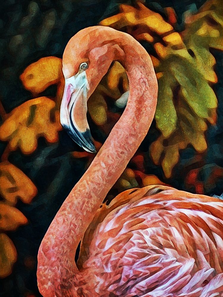 Poised Pink Flamingo art print by Ashley Aldridge for $57.95 CAD