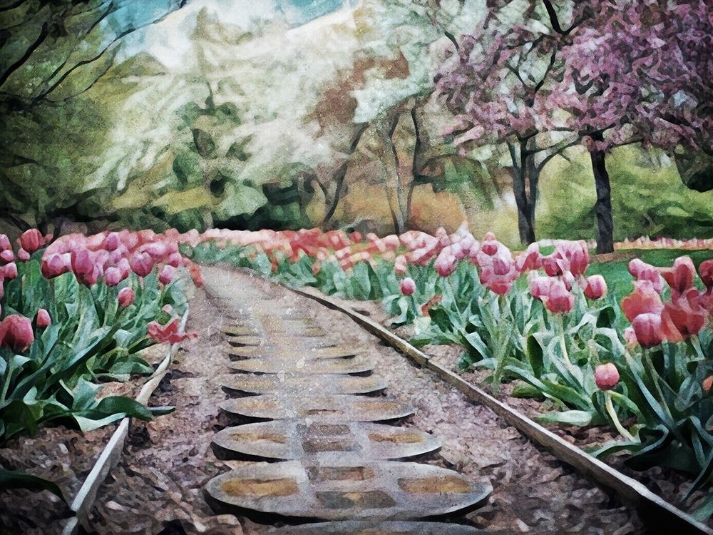 Spring Tulipa Trail art print by Ashley Aldridge for $57.95 CAD