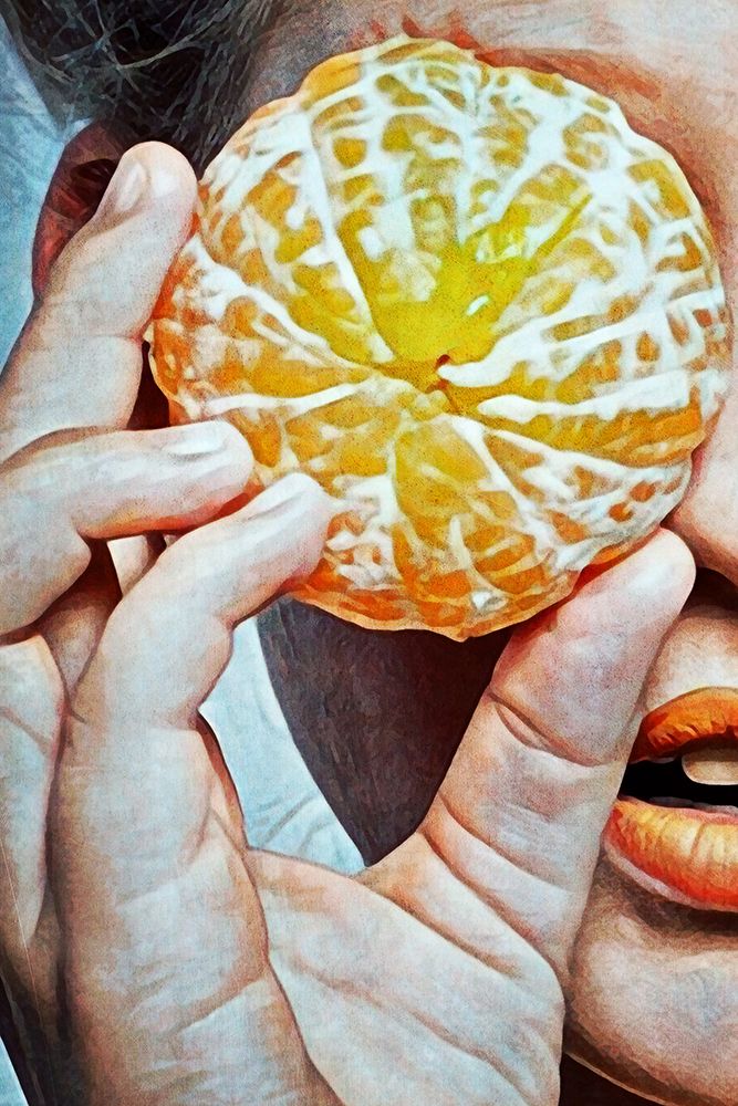 Eye of Orange I art print by Ashley Aldridge for $57.95 CAD