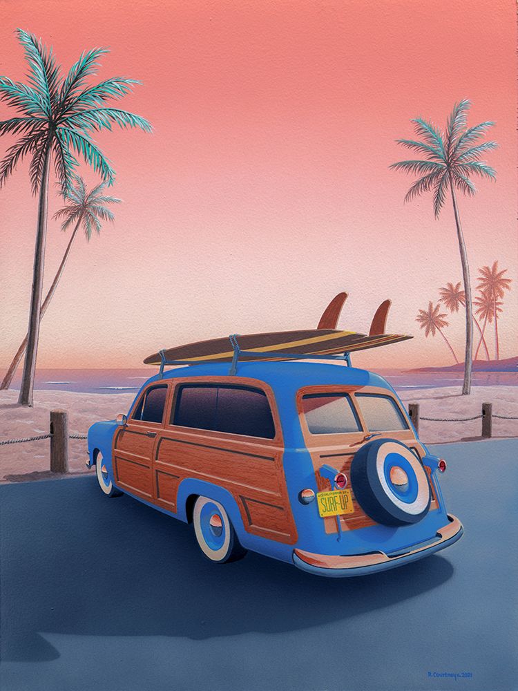 Pacific Coast art print by Richard Courtney for $57.95 CAD