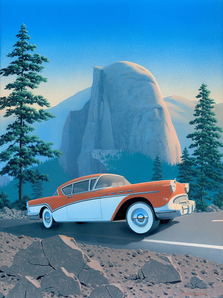 Yosemite art print by Richard Courtney for $57.95 CAD