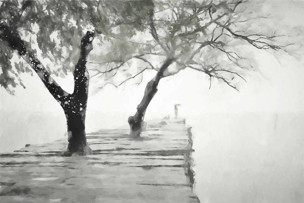 Misty Dock art print by Kim Curinga for $57.95 CAD