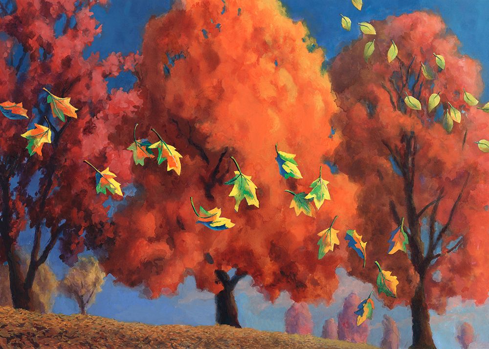 Autumn Melody II art print by John Wang for $57.95 CAD