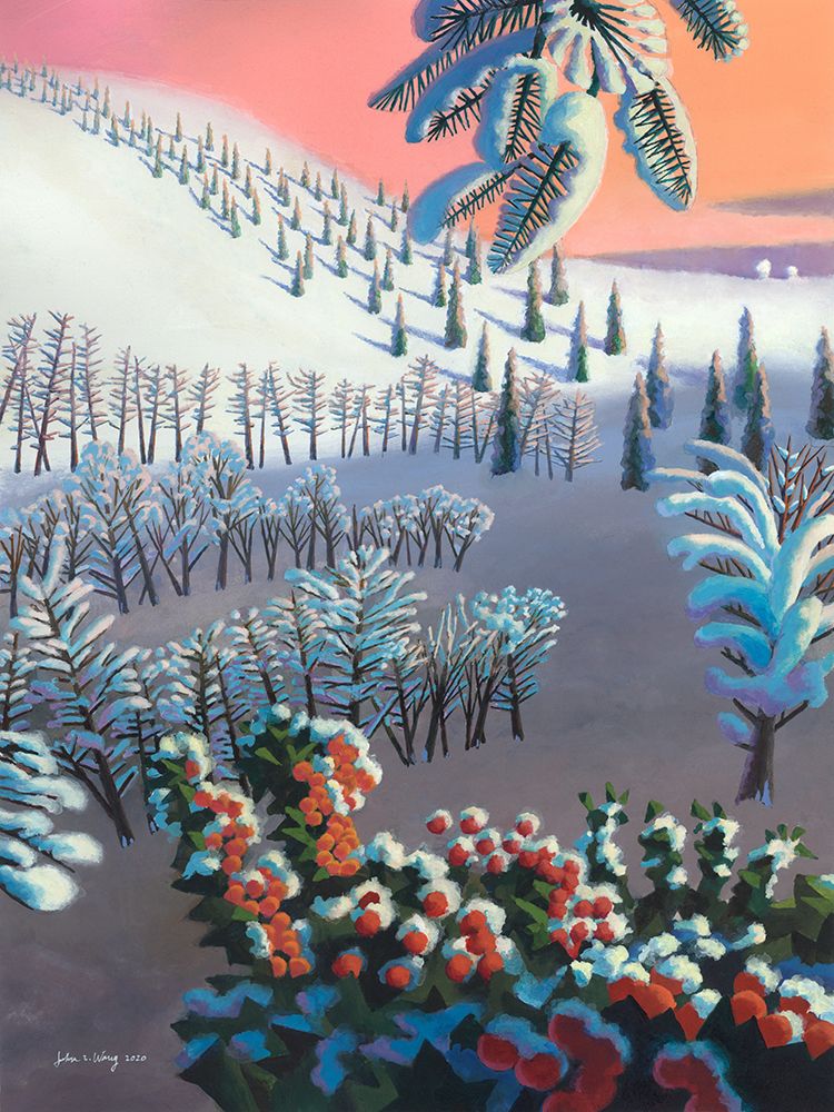 Fantasia of Winter art print by John Wang for $57.95 CAD