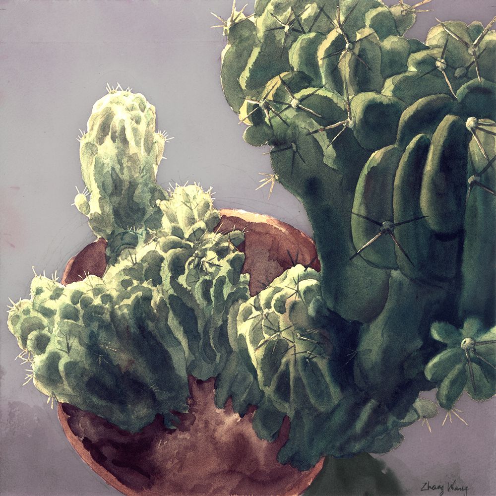 Cactus art print by John Wang for $57.95 CAD