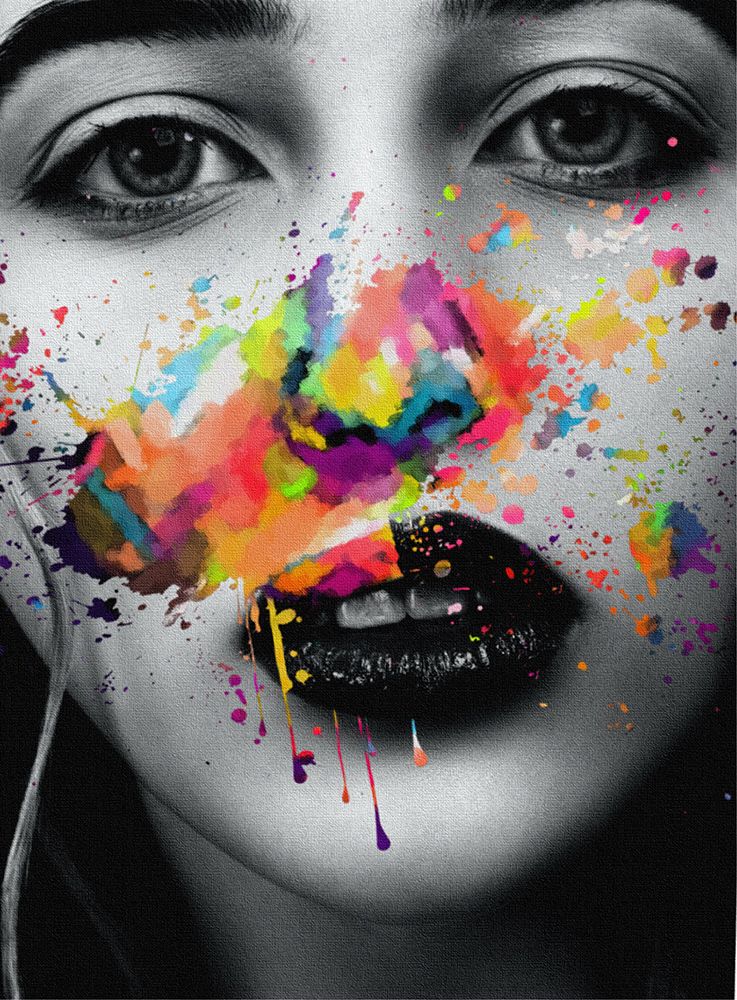 Face Paint art print by Karen Smith for $57.95 CAD