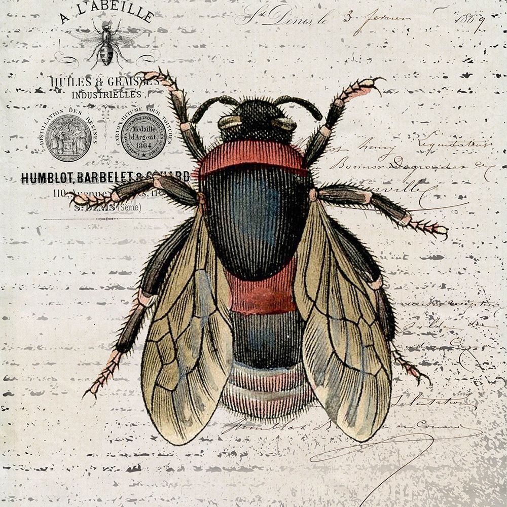 History Bee I art print by Karen Smith for $57.95 CAD