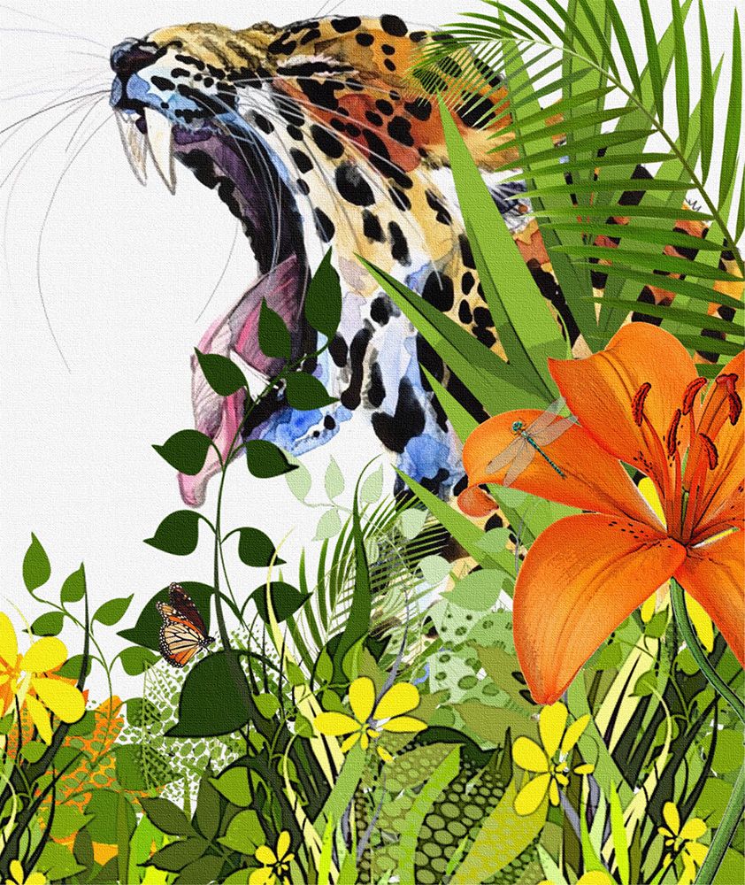 Jungle Moves II art print by Karen Smith for $57.95 CAD