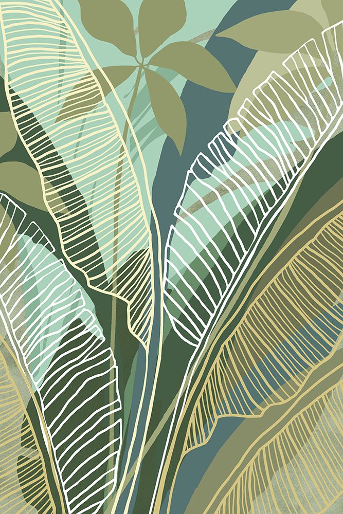 Tropical Botanical I art print by Flora Kouta for $57.95 CAD