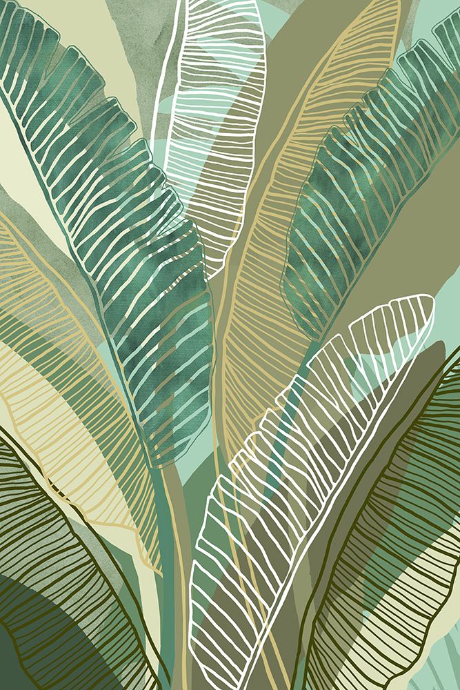 Tropical Botanical II art print by Flora Kouta for $57.95 CAD