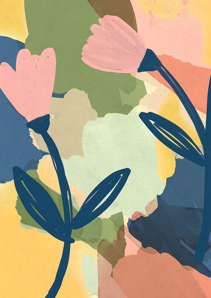 Retro Spring art print by Andrea Haase for $57.95 CAD