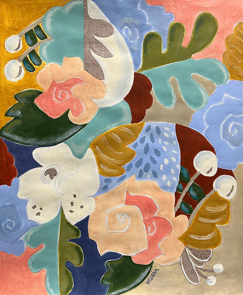 Melange of Flowers art print by Holly Wojahn for $57.95 CAD