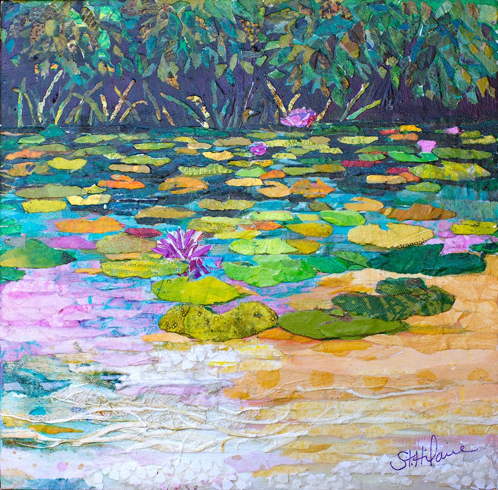Lily Pad Pond art print by Elizabeth St Hilaire for $57.95 CAD