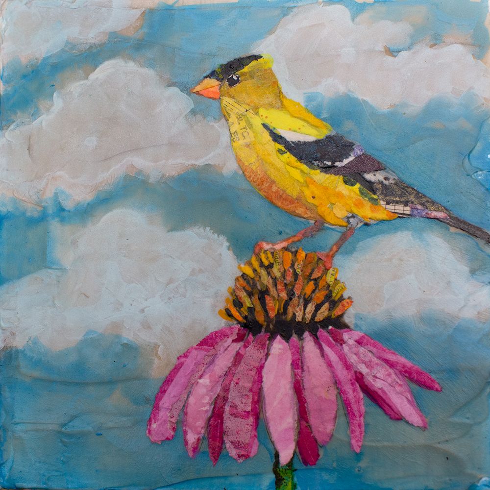 Blue Sky Finch art print by Elizabeth St Hilaire for $57.95 CAD