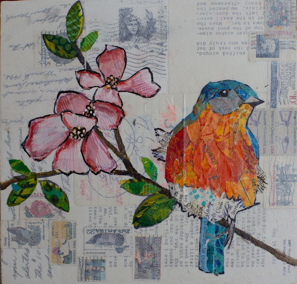 BlueBird US Mail art print by Elizabeth St Hilaire for $57.95 CAD