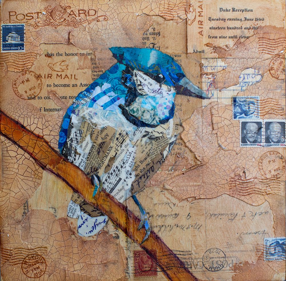 Blue Jay US Mail art print by Elizabeth St Hilaire for $57.95 CAD