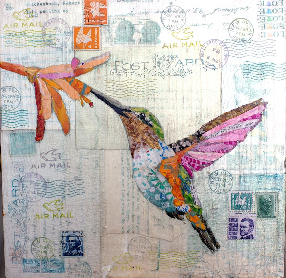 Hummingbird US Mail art print by Elizabeth St Hilaire for $57.95 CAD