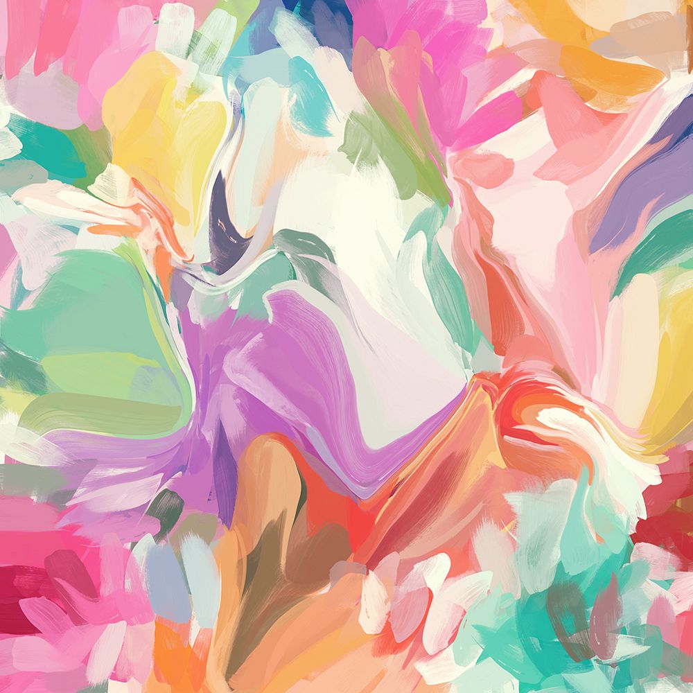 Color Burst Abstraction VII art print by Irena Orlov for $57.95 CAD