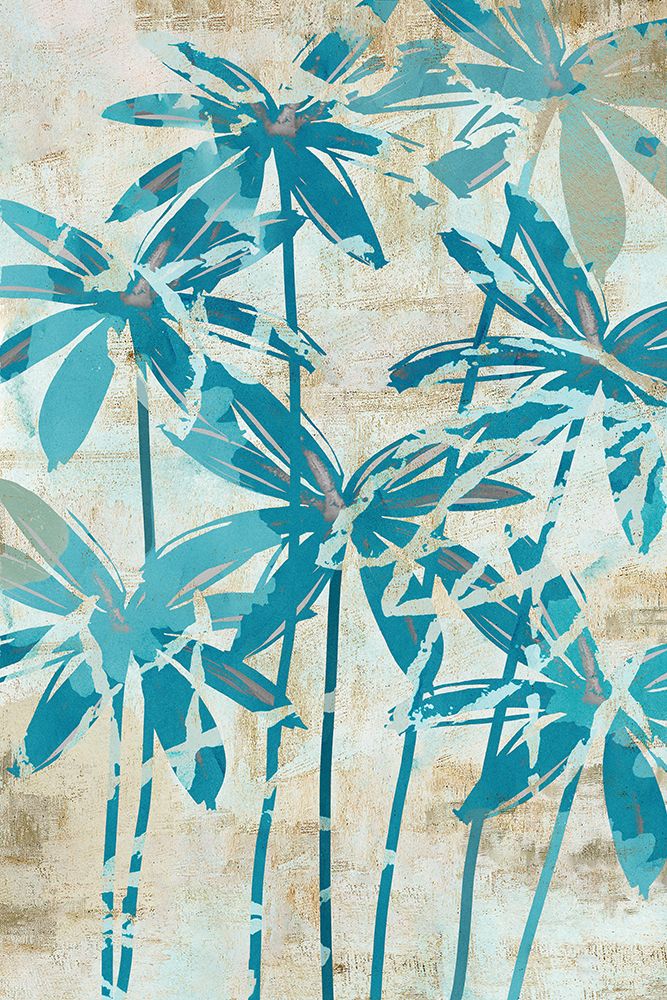 Moonlit Palms III art print by Flora Kouta for $57.95 CAD