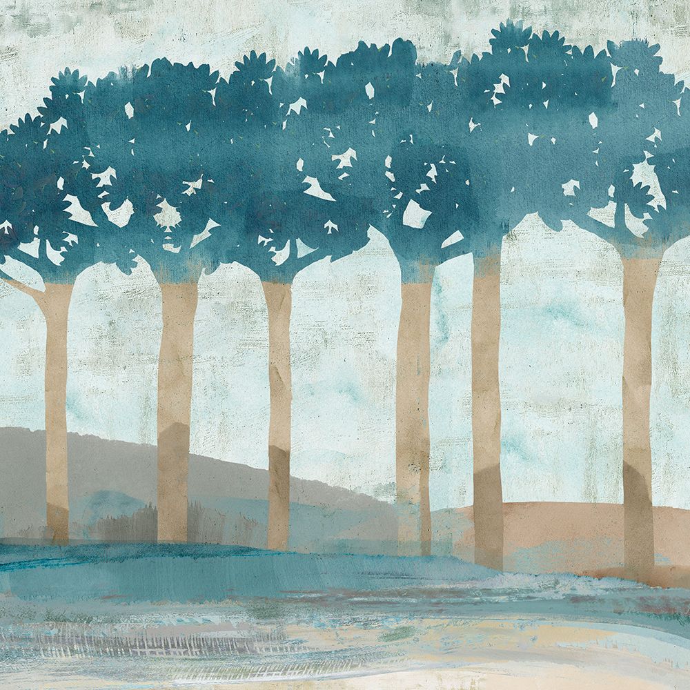 Trees at Dusk art print by Flora Kouta for $57.95 CAD