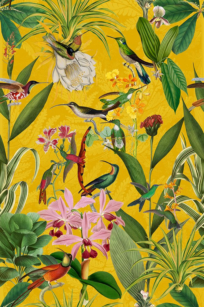 Hummingbirds Garden art print by Andrea Haase for $57.95 CAD