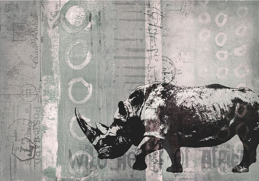 Rhino Wild Africa II art print by Andrea Haase for $57.95 CAD