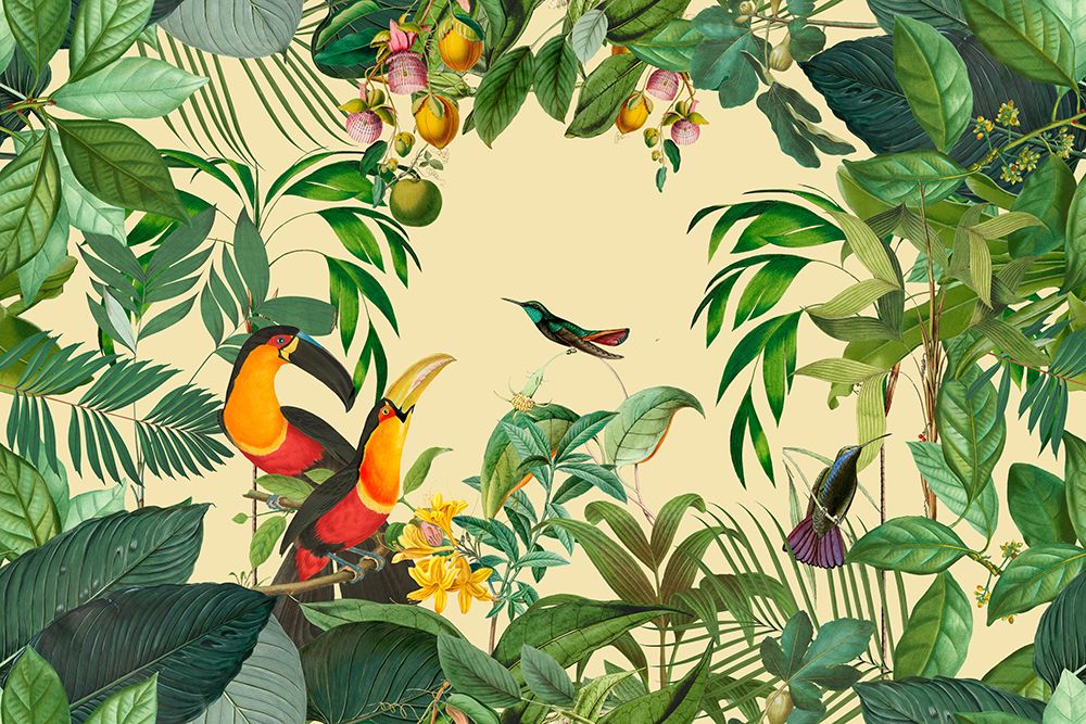Toucans Paradise Garten art print by Andrea Haase for $57.95 CAD
