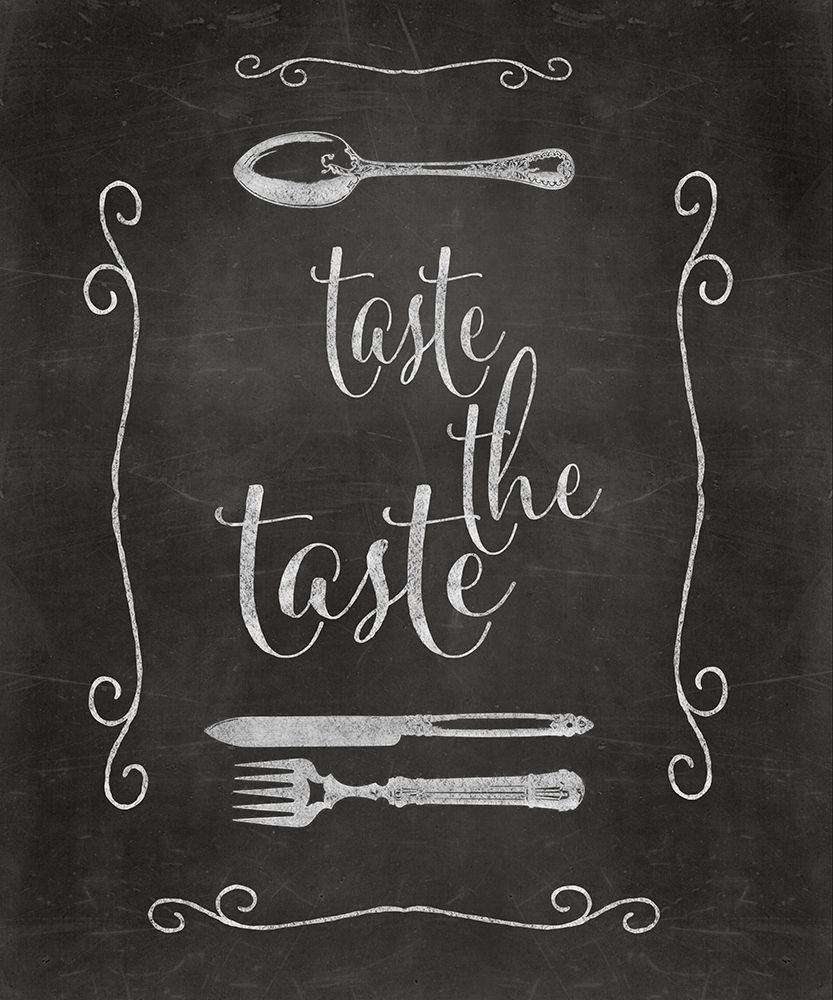 Chalkboard Taste the Taste art print by Andrea Haase for $57.95 CAD