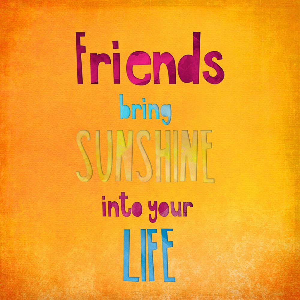 Friends Bring Sunshine art print by Andrea Haase for $57.95 CAD