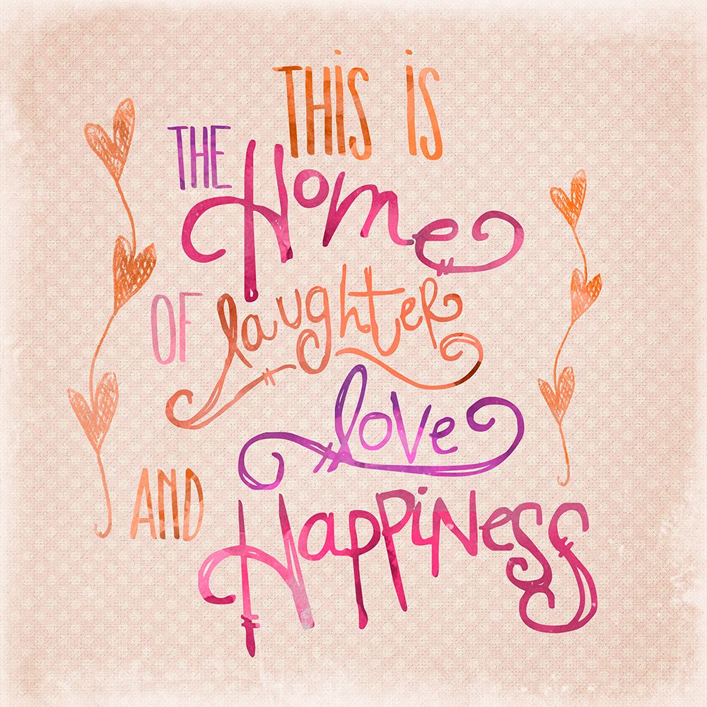 Home of Happiness art print by Andrea Haase for $57.95 CAD