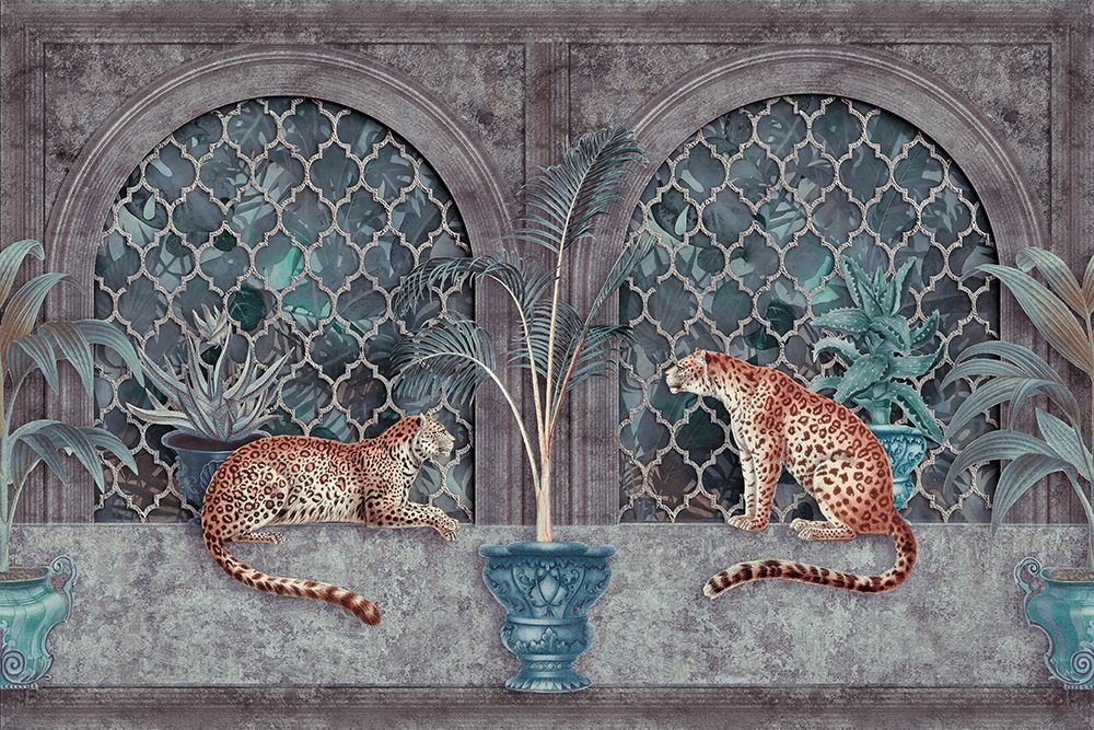 Cheetah Jungle Palace art print by Andrea Haase for $57.95 CAD